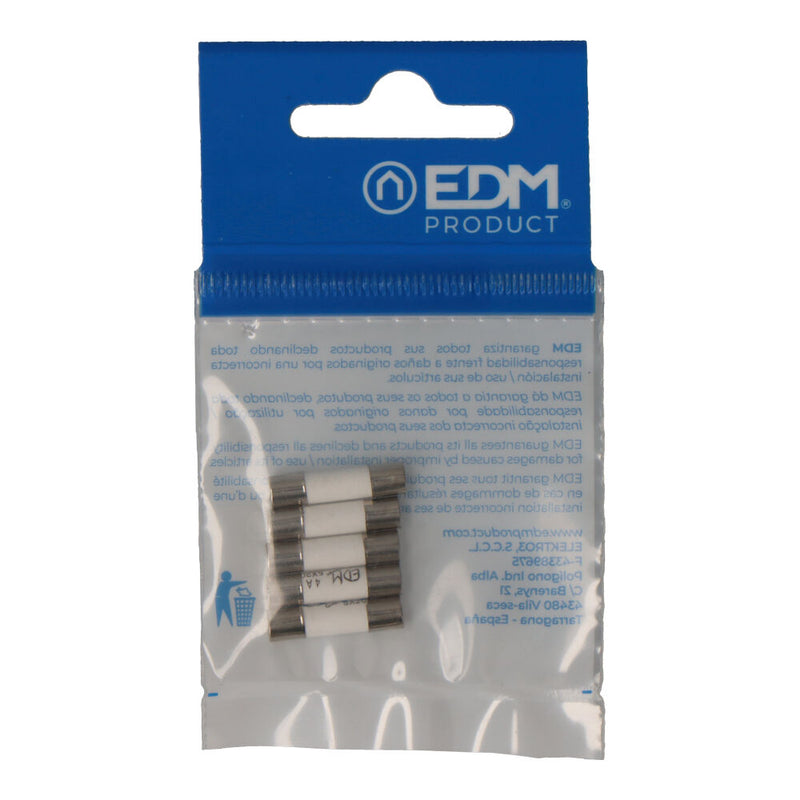 Fusible 5X20Mm 4A Edm (Envasado 5 Unid,)