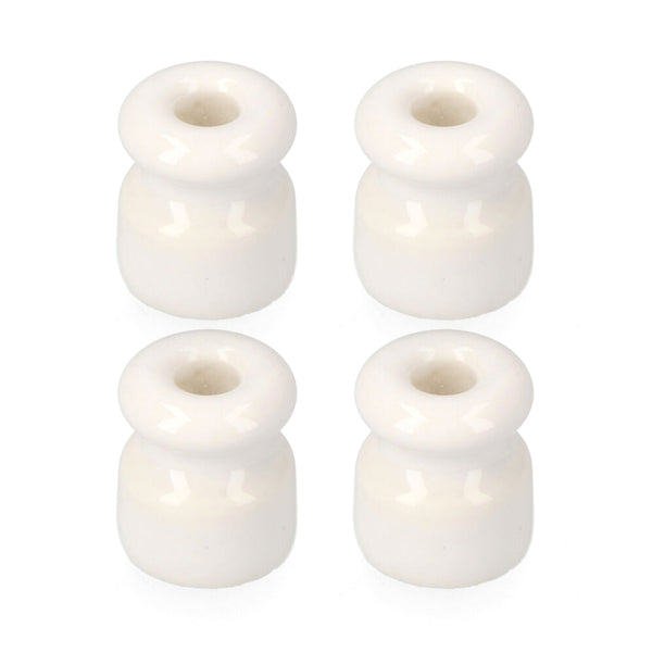 Insulator for braided cable white packaged (4 units) Edm