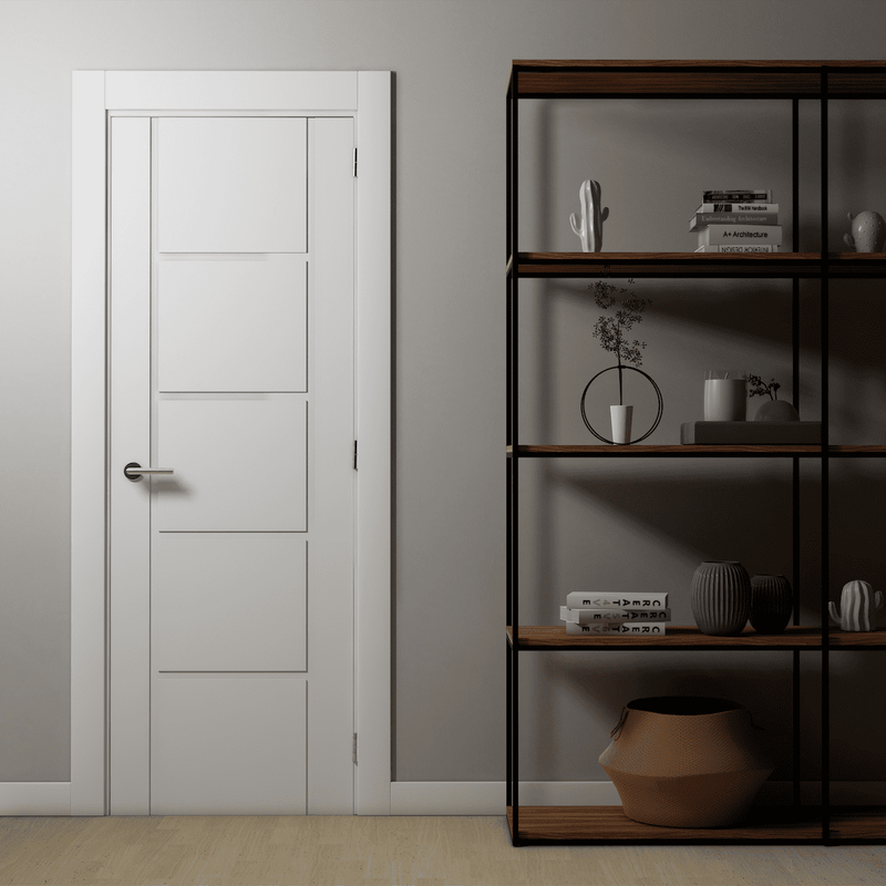 Puerta LADDER 2030x925x35mm ciega blanca
