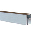 Perfil alto para panel de cabina sanitaria