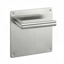 Manilla modelo '503' con placa cuadrada 170mm de acero inoxidable para puertas