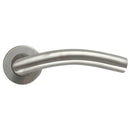 Manilla inoxidable curva de roseta redonda