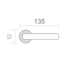 Manilla con roseta redonda negra estilo rústico modelo Toledo para puertas de paso