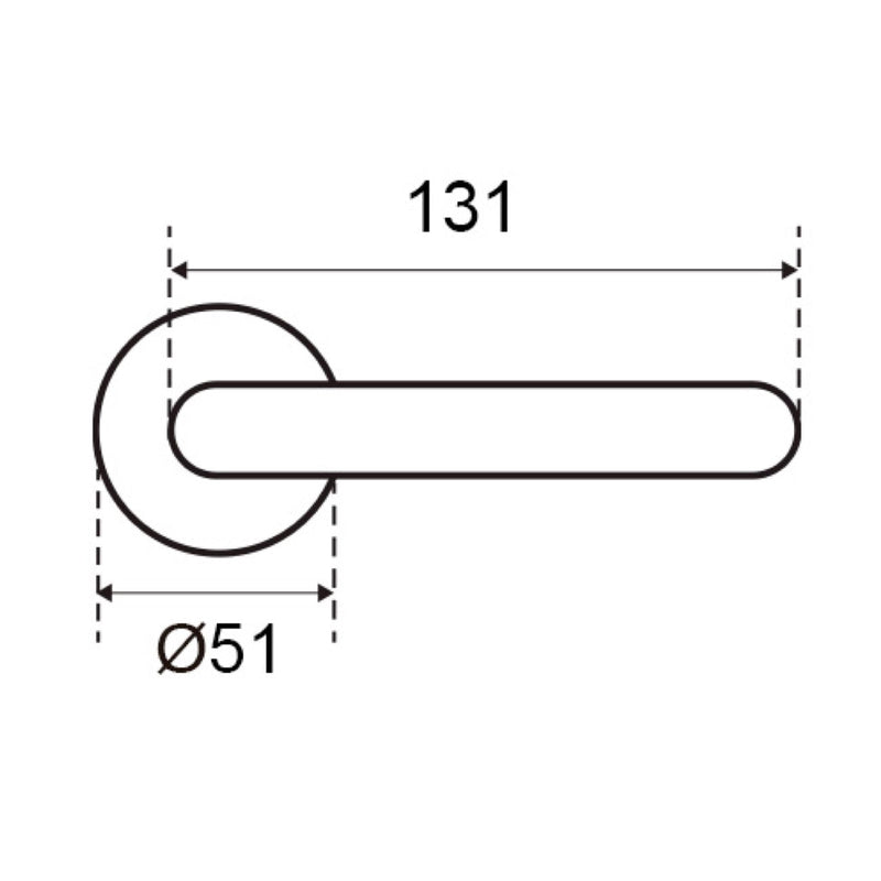 Manilla rústica con roseta redonda de porcelana blanca en acabado cuero