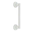 Manillón de aluminio con roseta redonda acabado blanco modelo 534A