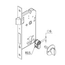 Adaptador bricomatado de cilindro europerfil para condena de 6mm