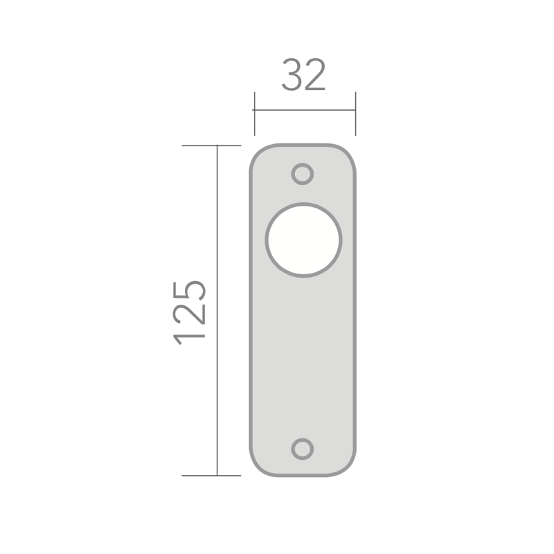 Medidas de Pomo de armario dorado modelo 882 medidas 125 x 32mm