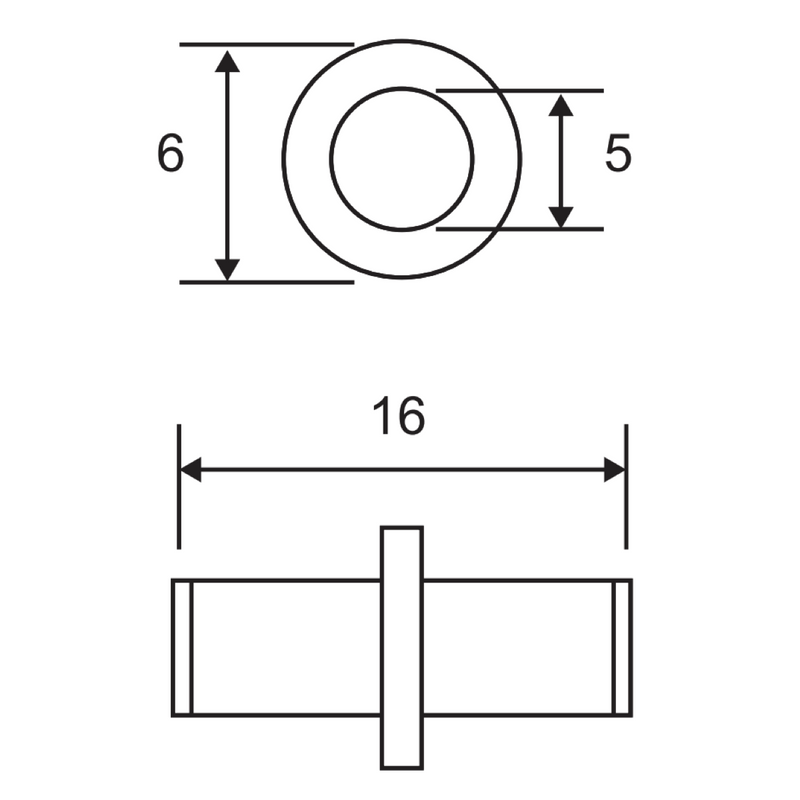 16 soportes metálicos dorados modelo pin para balda de interior de armario