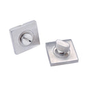 Condena con roseta cuadrada de acero inoxidable de 50mm