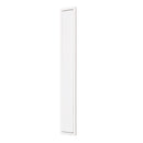 Tirador rectangular de cazoleta Clos blanco de 160mm de altura para puertas correderas