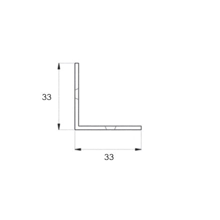 Cabine sanitária perfil L de 180 cm em INOX