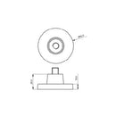 Soporte pared para tubo de CABINA