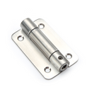 Dobradiça com mola e lâmina redonda em aço inoxidável para cabine sanitária 