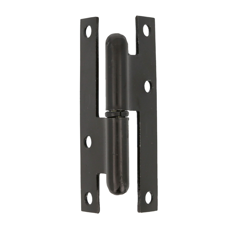 Pernio de puerta de canto recto de acero inoxidable sin remate de 95 x 52 mm