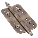 Special round edge steel security hinge with leather finish for armored doors 