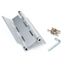Double action hinge with automatic closing for swing doors 