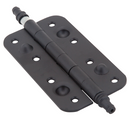 Special black security hinge with round edge finish for 150mm high armored door 