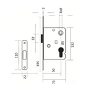 Cerradura magnética de embutir con Cilindro para puertas