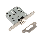 Picaporte unificado reversible canto redondo en acero inoxidable ejes 47mm para puertas de paso