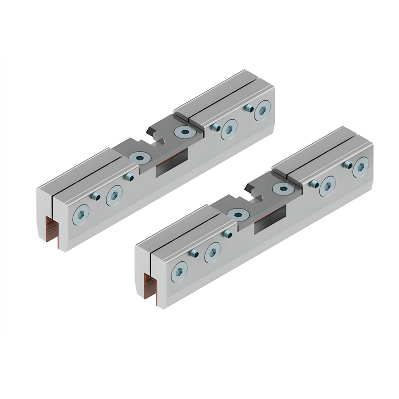 Pinzas McSlide para puertas de cristal correderas y casonetos de 8 a 12mm de grosor