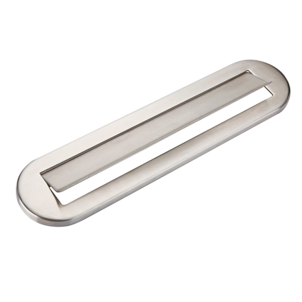 BOCACARTAS ovalado de acero INOXIDABLE - Main Image