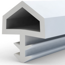 25 metros de burlete blanco de empotrar de PVC junta perimetral para puertas y ventanas