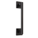 Manillón de aluminio con roseta cuadrada acabado negro modelo 534N