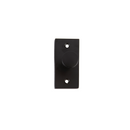 Pomo Rectangular acabado negro ideal para muebles y armarios de 65 x 30mm