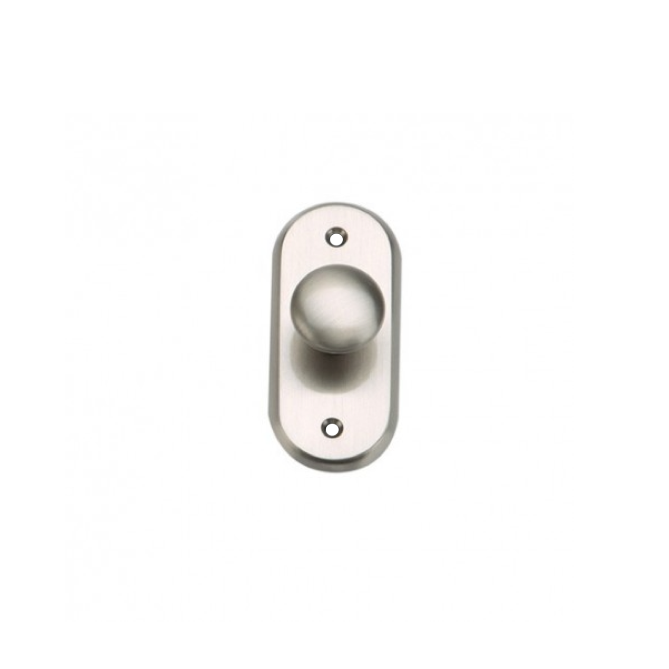 Pomo ovalado de aluminio modelo 6033 pequeño para muebles y armarios
