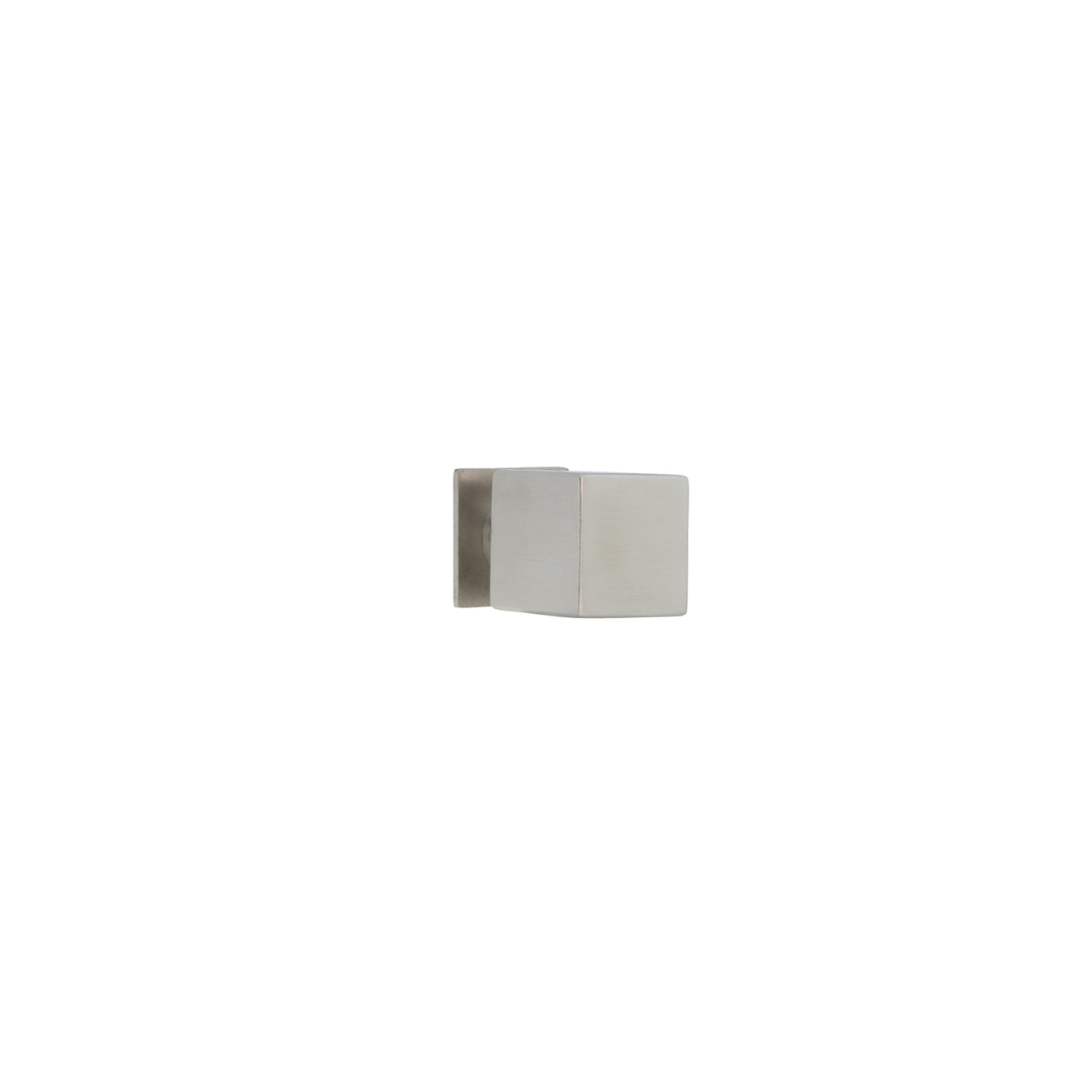 Pomo cuadrado con cuello de 23mm de altura en acero Inoxidable ideal para muebles