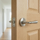 Manilla roseta redonda en Aluminio R-410 níquel satinado