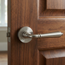 Manilla roseta redonda en Aluminio R-410 níquel satinado