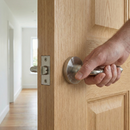 Manilla roseta redonda en Aluminio R-410 níquel satinado