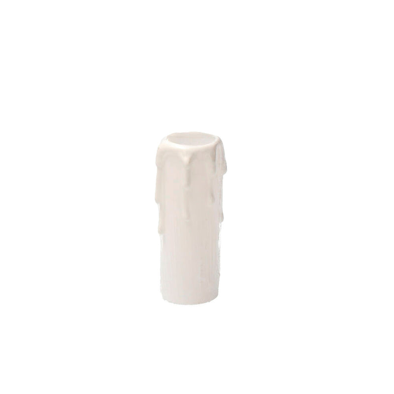 Medium Candle for E14 Lamp Holder White (Shrink Wrapped)