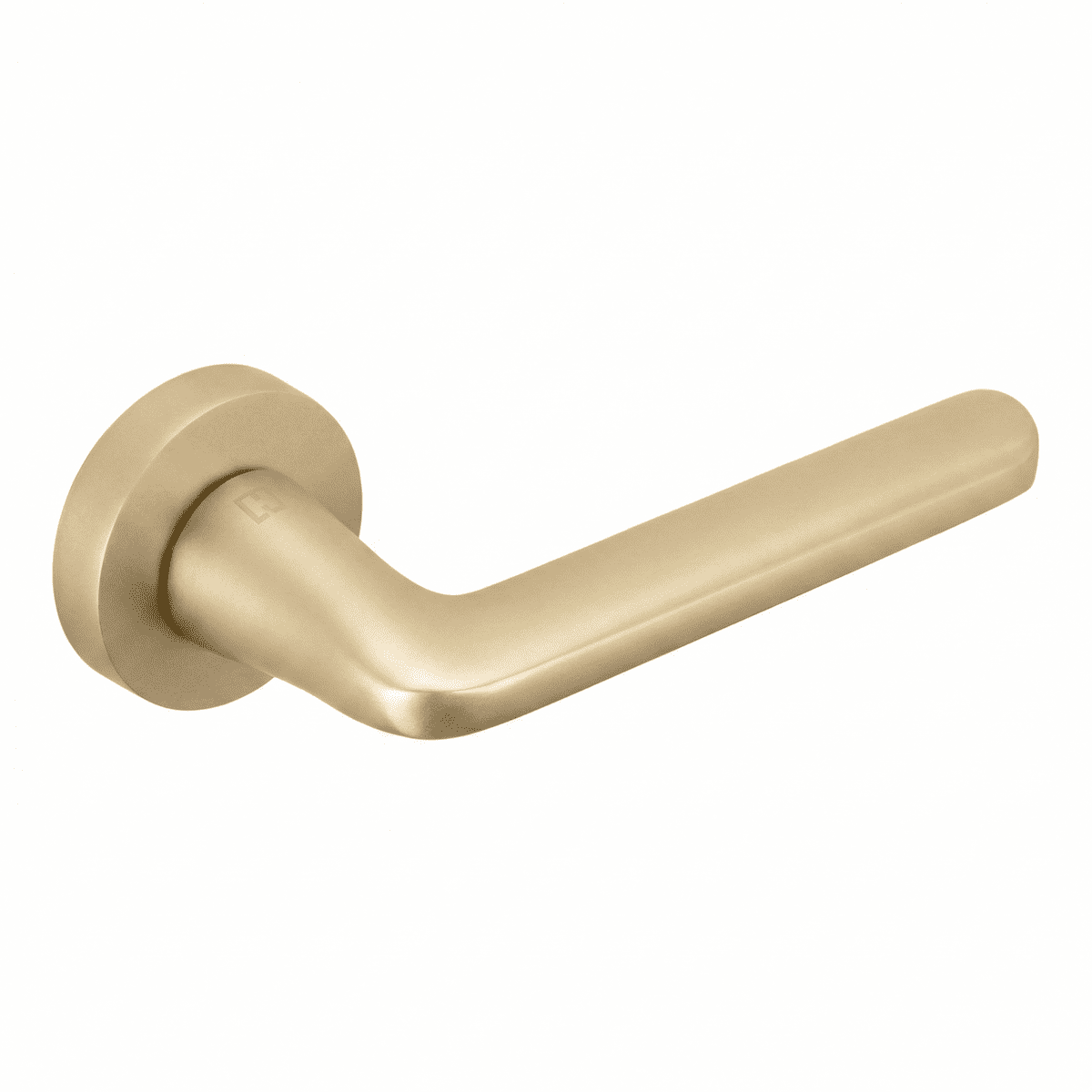 Manilla roseta redonda en Aluminio RS-310 dorado mate