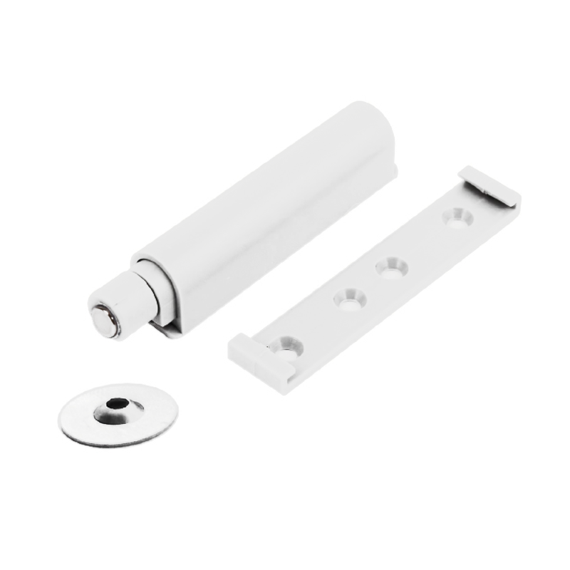 Pulsador Push blanco con la punta imantada de 57,5mm ideal para apertura armarios
