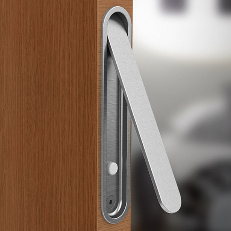 156x30mm stainless steel tilting handle for the edge of the sliding door IN.16.312