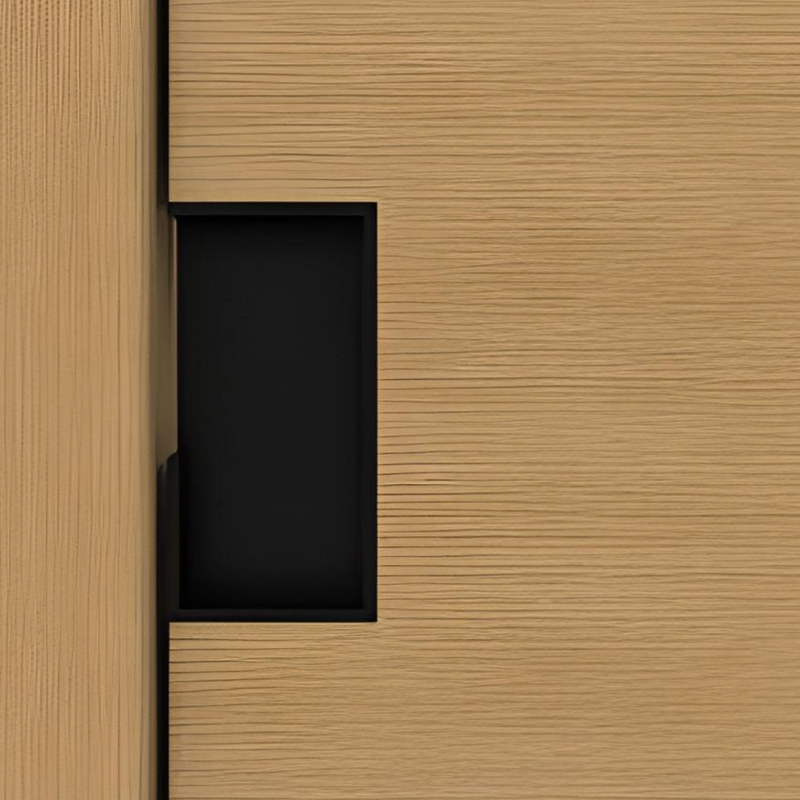 Kube I-4254 black handle for 40mm thick sliding doors