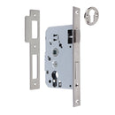 Cerradura de embutir de 47 entre ejes y 50 hasta bocallave canto recto níquel satinado – No (HD)