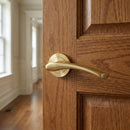 Manilla Anu en acabado dorado satinado con Roseta Redonda