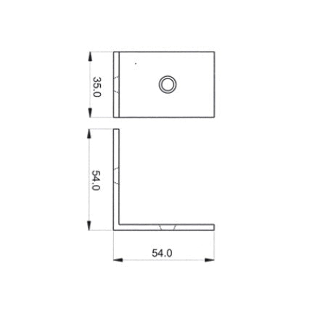 Pinza de sujeción panel de cabina sanitaria (HD)