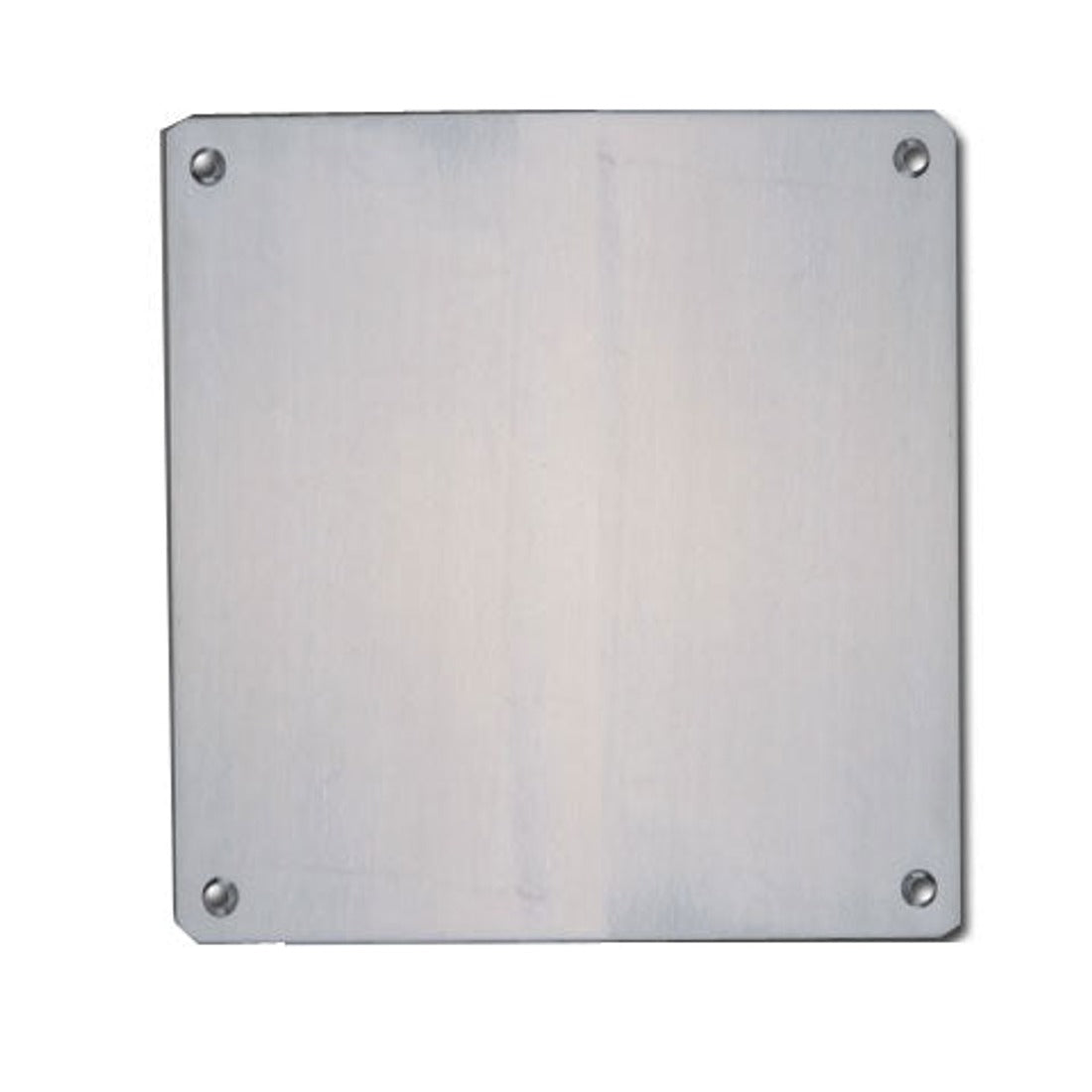 Placa cuadrada de limpieza de 170x170 en acero inoxidable (HD)