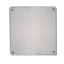 Placa cuadrada de limpieza de 170x170 en acero inoxidable (HD)