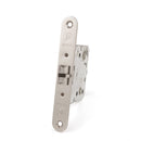 Reversible silent unified latch with 47mm entry