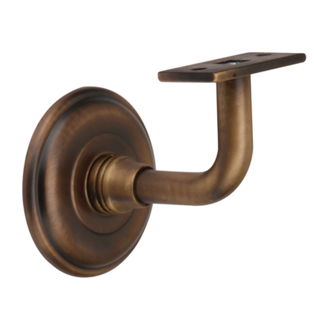 Soporte PASAMANOS de obra de Bronce para escaleras (HD)