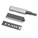 Expulsor Push gris con la punta de plástico de 80mm para atornillar en armarios