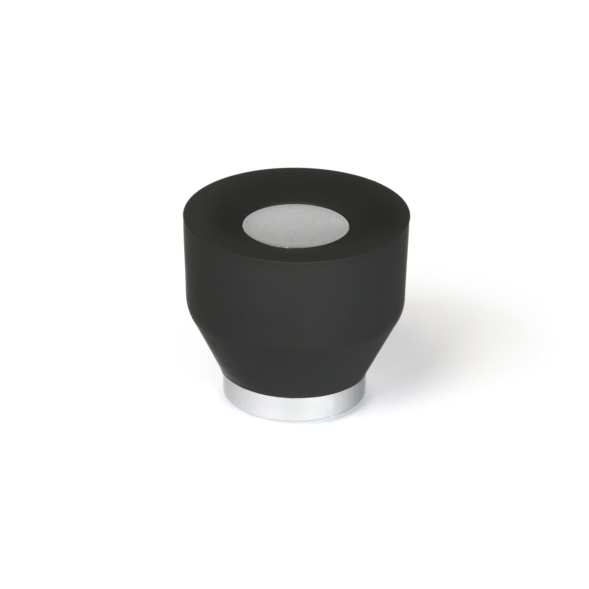 Stylish Aluminum Soft Adhesive Door Stop in Black Finish