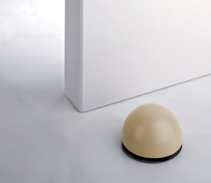 Original gold plastic semicircular adhesive door stopper