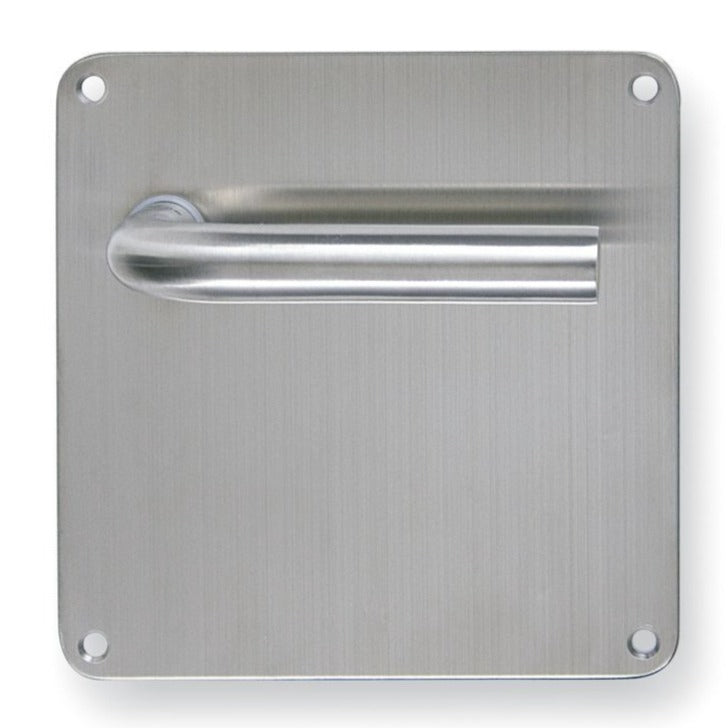 Handle model '403' with 170 square stainless steel plate for doors 