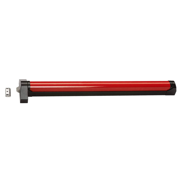 Barra antipánico roja de sobreponer Quick de un punto de 900mm cuadradillo de 8